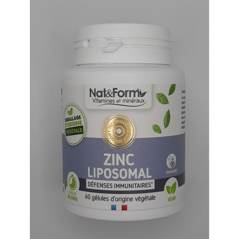 Zinc liposomal 60 gélules