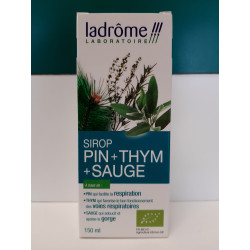 Sirop Sapin, Thym et Sauge Bio 150 ml