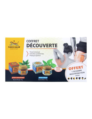 Coffret découverte Baume du Tigre rouge et blanc 19 g
