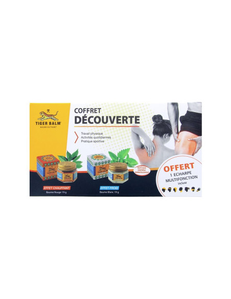Coffret découverte Baume du Tigre rouge et blanc 19 g